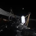 Post thumbnail of Intuitive Machines enfrenta problemas con su aterrizador tras un fallido descenso al polo sur lunar