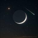 Post thumbnail of La noche del 28 de julio habrá una conjunción de la luna creciente y Marte, acompañada de una lluvia de meteoros