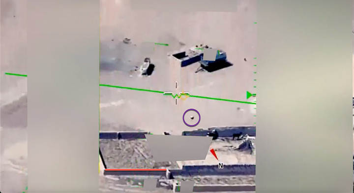 Uma gravação de um drone MQ-9 dos EUA registrou um orbe metálico sobre o Oriente Médio em julho de 2022, classificado pelo Departamento de Defesa (DoD) como um UAP.